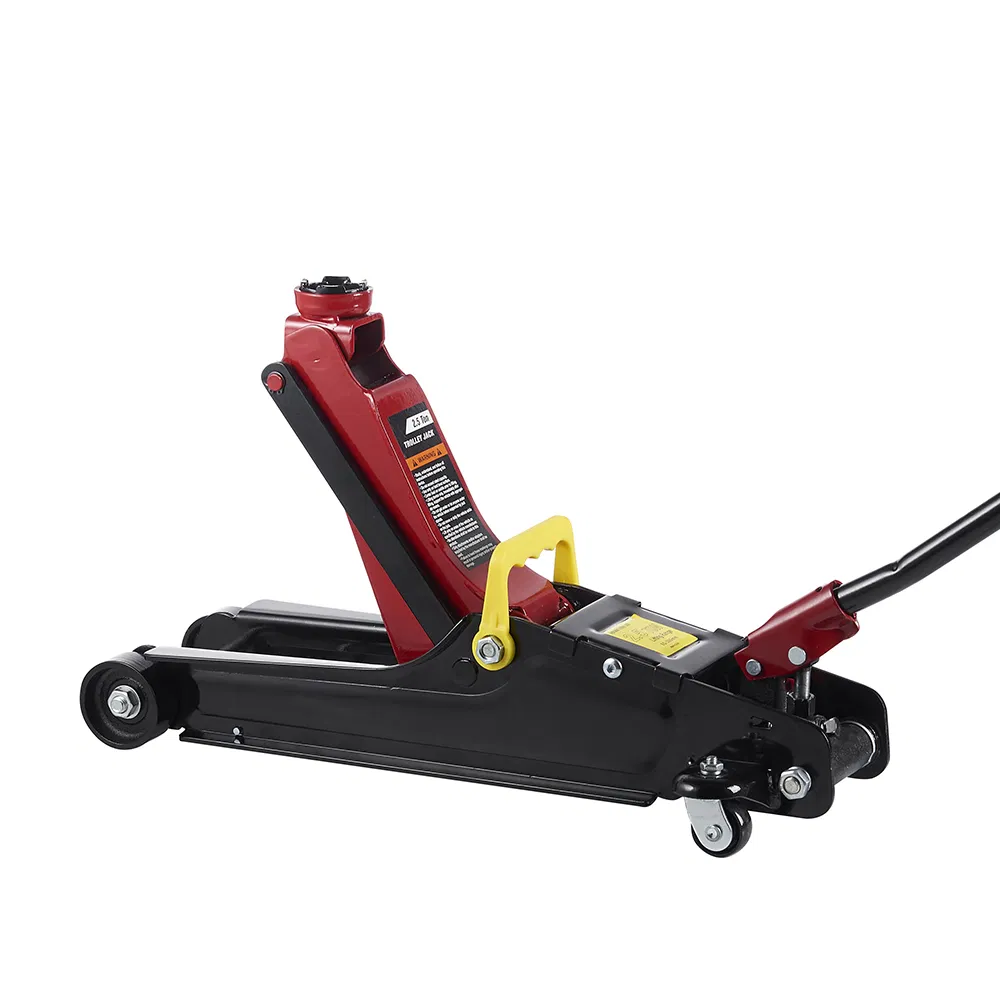 DT1501 Model 2 Ton Capacity Hydraulic Jack with Heat Treated Piston and Zinc Coating