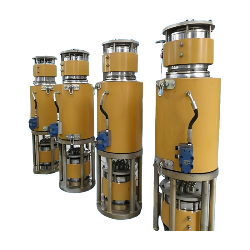 High Precision Synchronous Hydraulic Jacks for Industrial Lifting Equipment 45-300 Ton Capacity