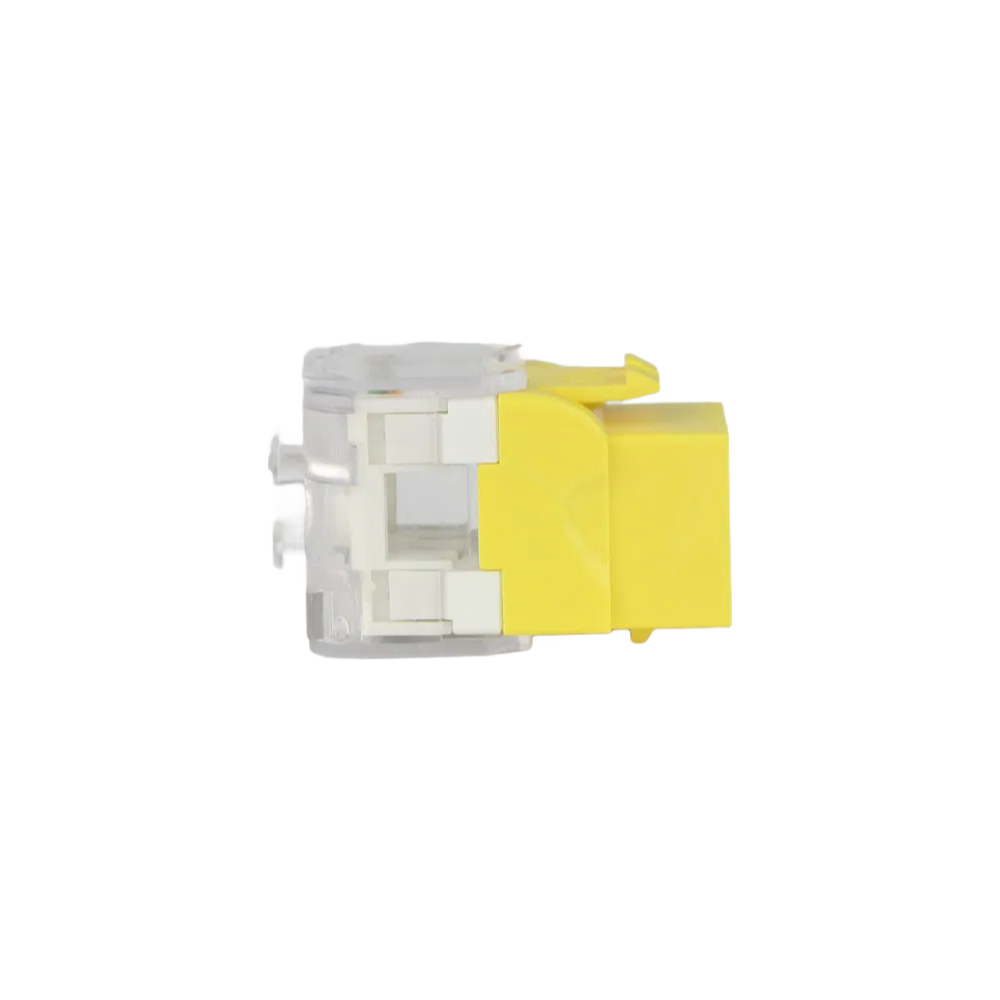 Customized Color Options Cat6 IDC Connector with 45 Degree Angled Design