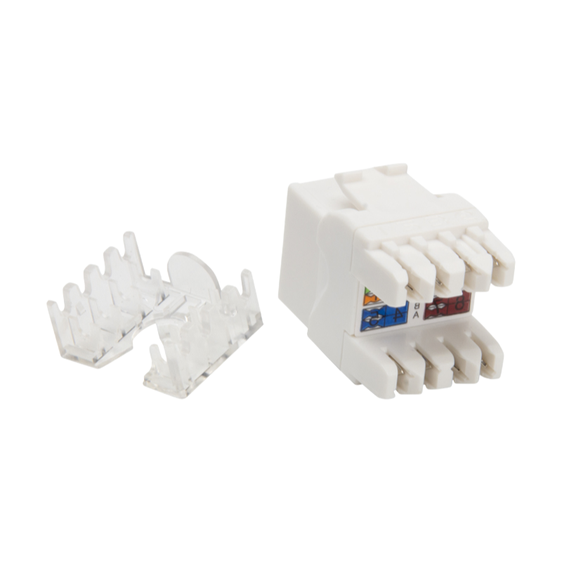 Customized Color Options Cat6 IDC Connector with 45 Degree Angled Design