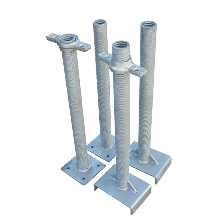 Wholesale Scaffolding Adjustable Base Jack - Q235 Steel Material with 1 Year Warranty