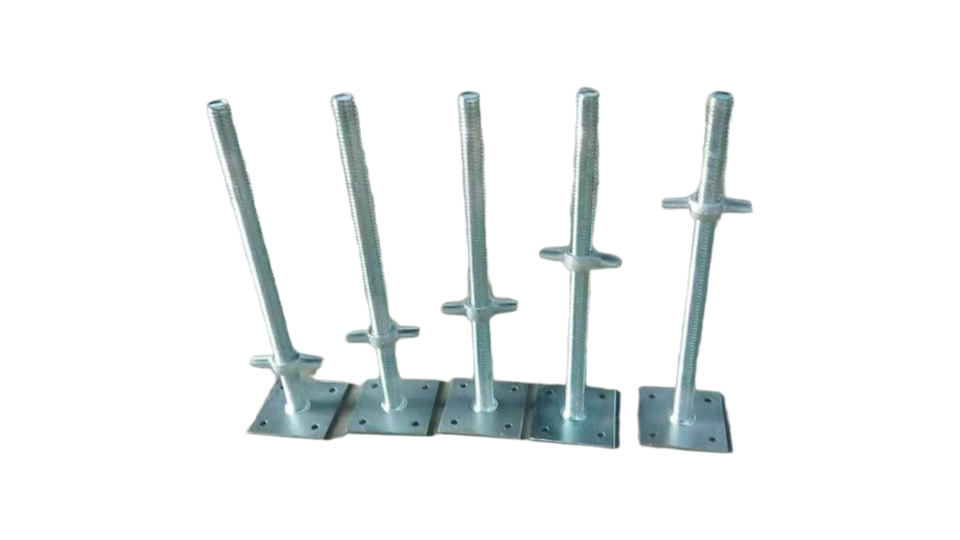 Customizable Scaffolding Base Jacks with Electro-Galvanized or Hot DIP Galvanized Surface