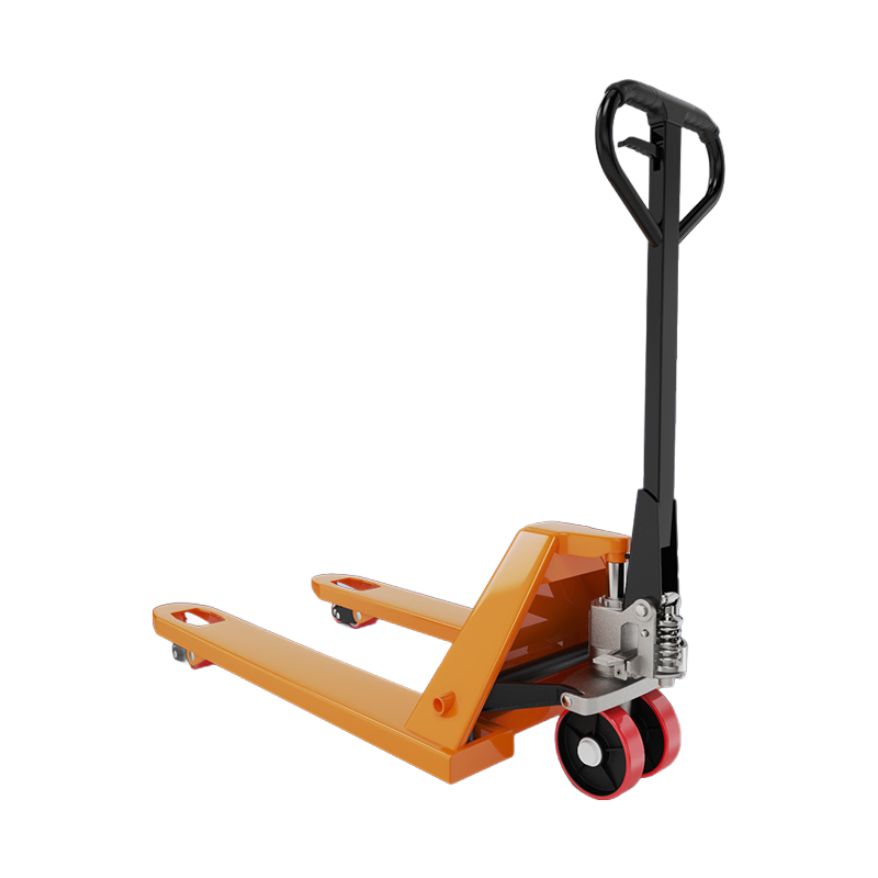 Industrial Manual Pallet Jack with Overload Valve and Reinforced Forks for Warehouse Use