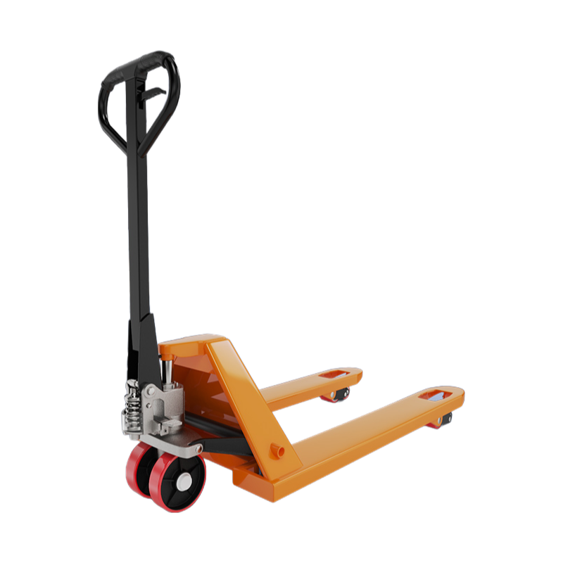Industrial Manual Pallet Jack with Overload Valve and Reinforced Forks for Warehouse Use