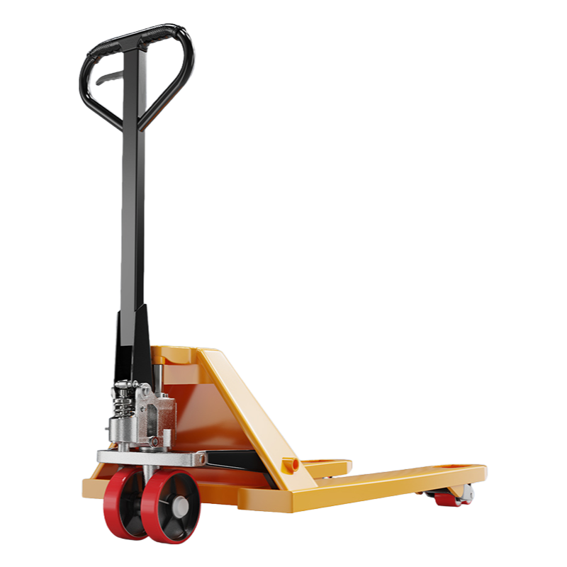 Industrial Manual Pallet Jack with Overload Valve and Reinforced Forks for Warehouse Use