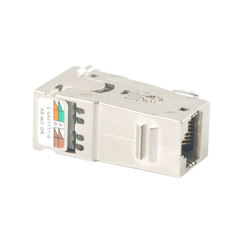 Industrial-Grade Shielded Keystone Jacks for High-Speed Data Transmission - OEM Available