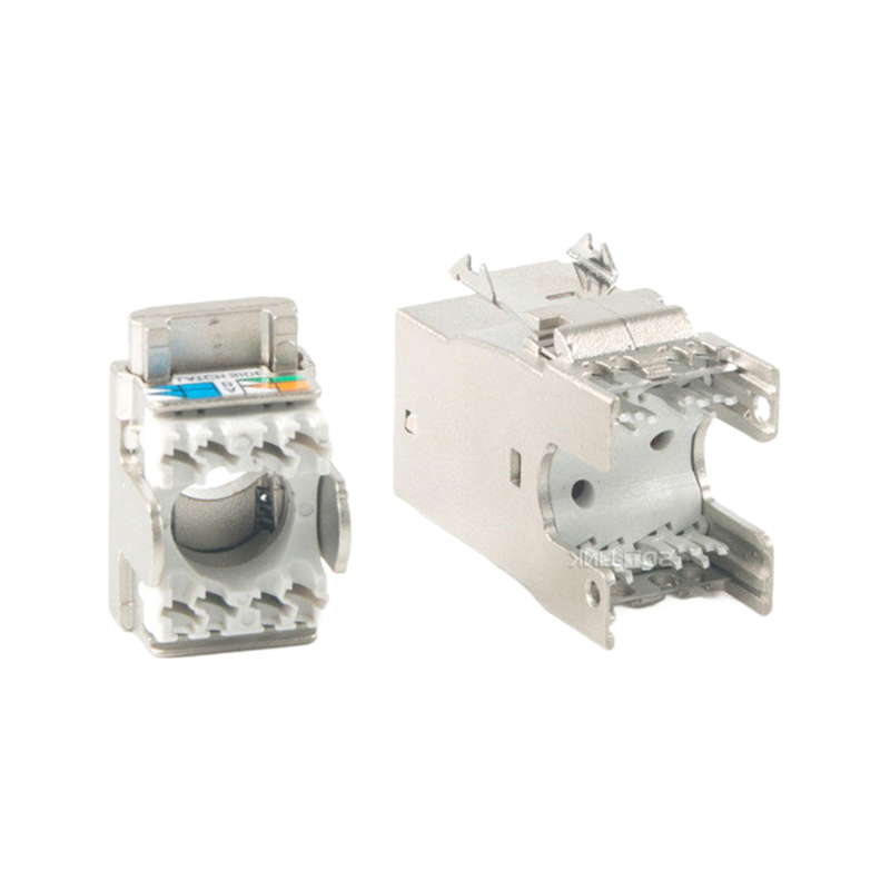 Industrial-Grade Shielded Keystone Jacks for High-Speed Data Transmission - OEM Available