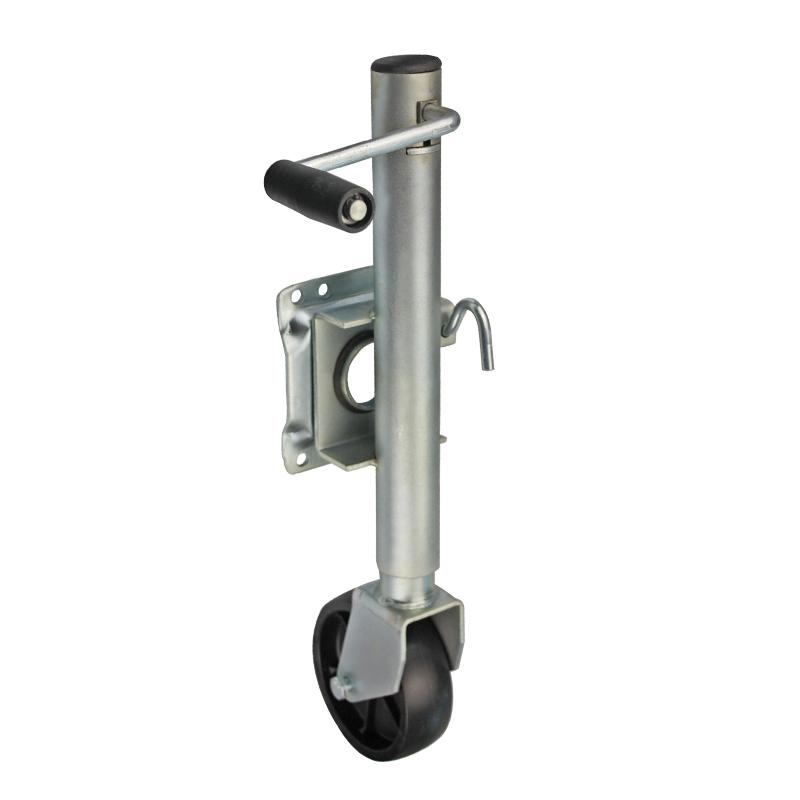 Customized Trailer Parts Heavy Duty Jack Jockey Wheel With Bracket Supplier