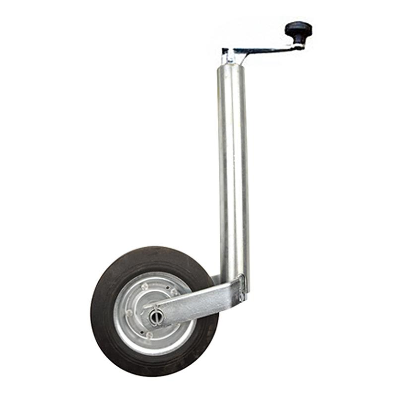 Customized Trailer Parts Heavy Duty Jack Jockey Wheel With Bracket Supplier