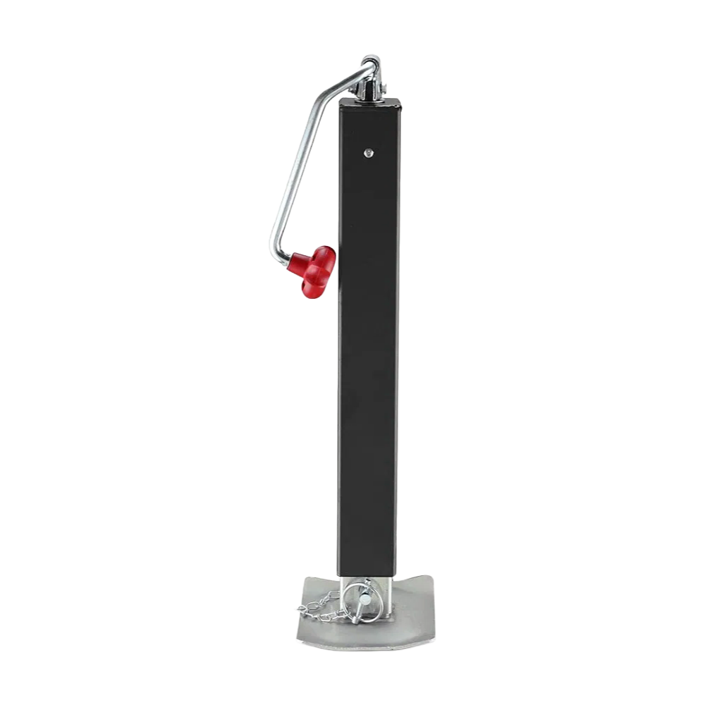 Factory Direct 7000lbs Capacity Square Tube Trailer Jack with Black Powder Coating