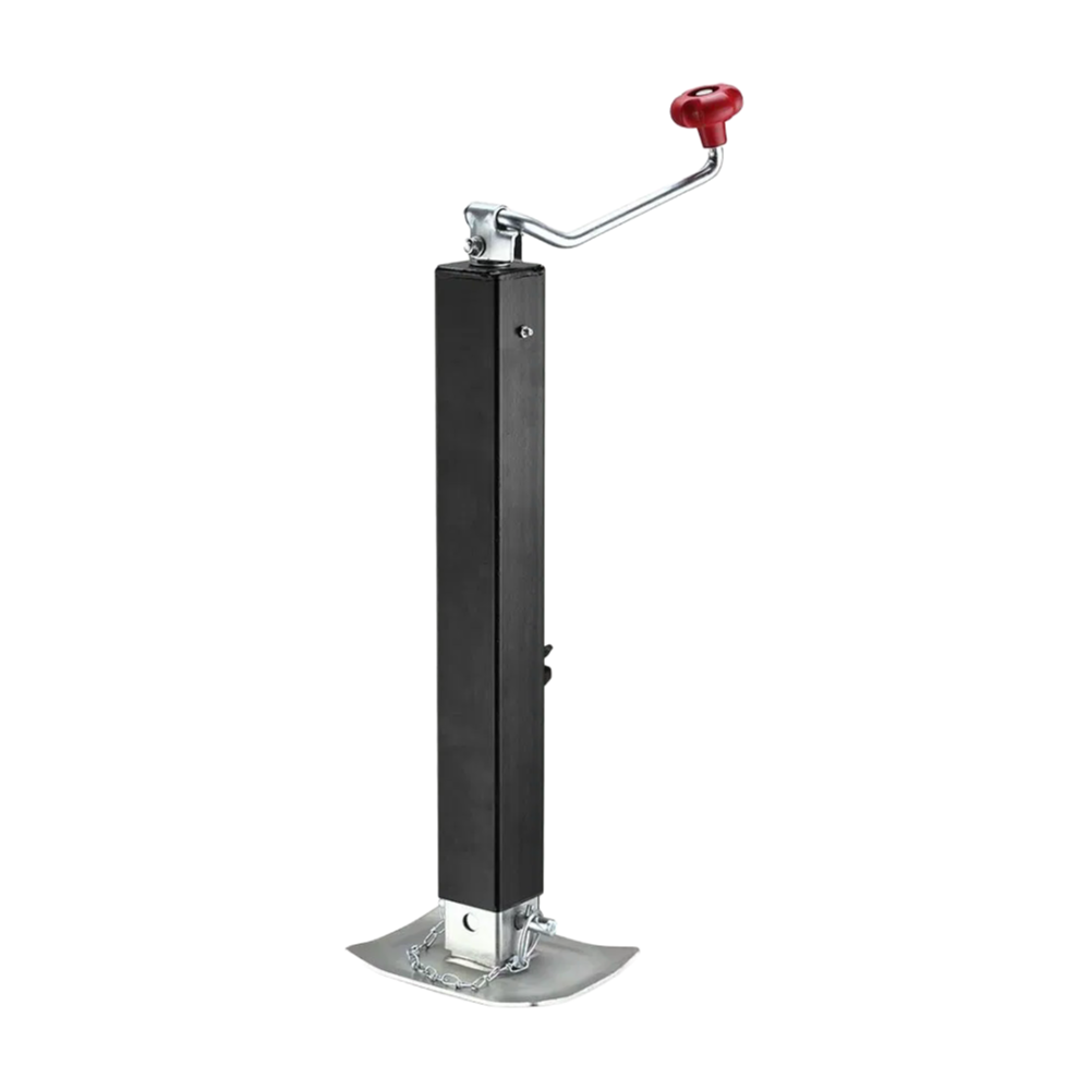 Factory Direct 7000lbs Capacity Square Tube Trailer Jack with Black Powder Coating