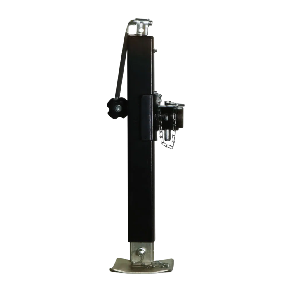 Factory Direct 7000lbs Capacity Square Tube Trailer Jack with Black Powder Coating