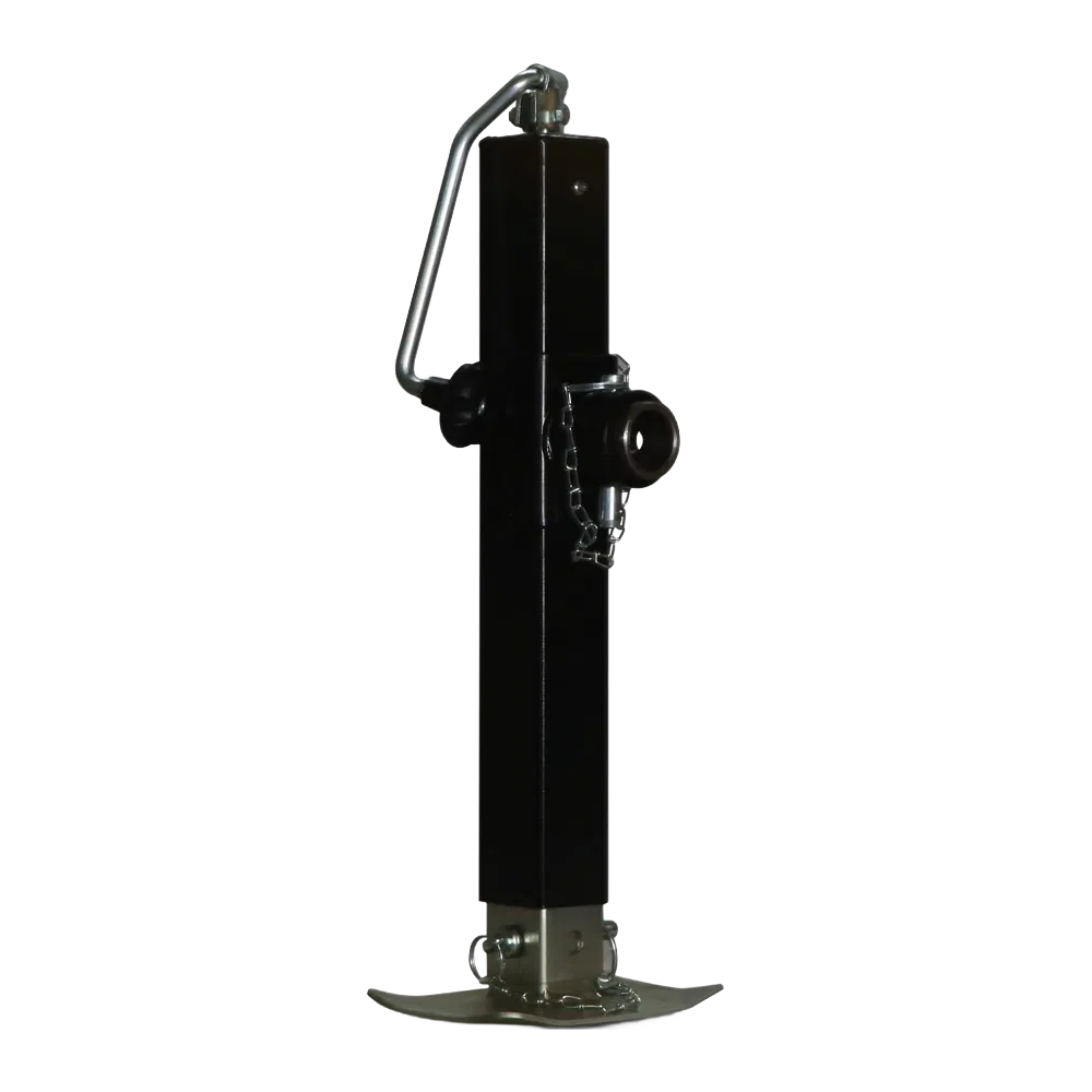 Factory Direct 7000lbs Capacity Square Tube Trailer Jack with Black Powder Coating