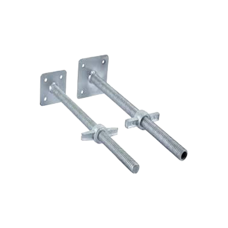 Adjustable U-Head Base Jack for Scaffolding - Solid/Hollow Q235 Steel Material
