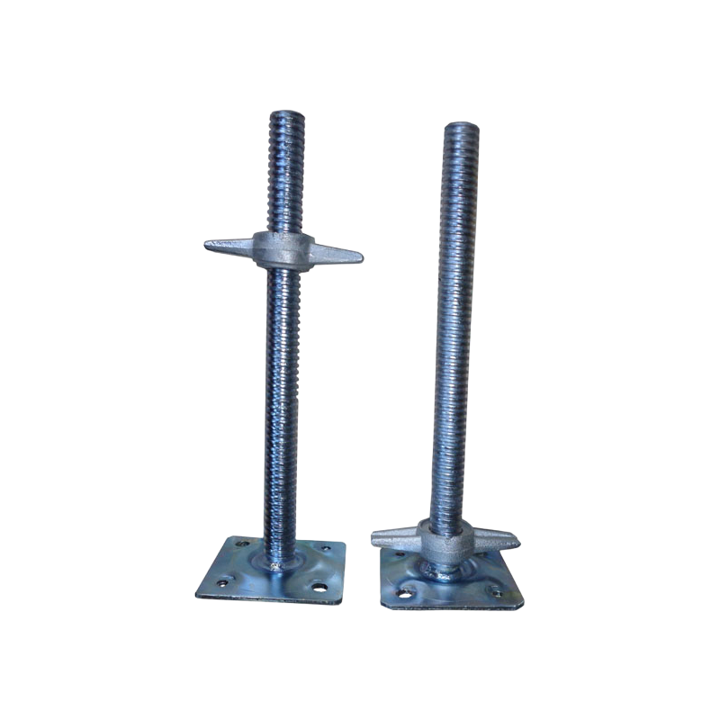 Adjustable U-Head Base Jack for Scaffolding - Solid/Hollow Q235 Steel Material