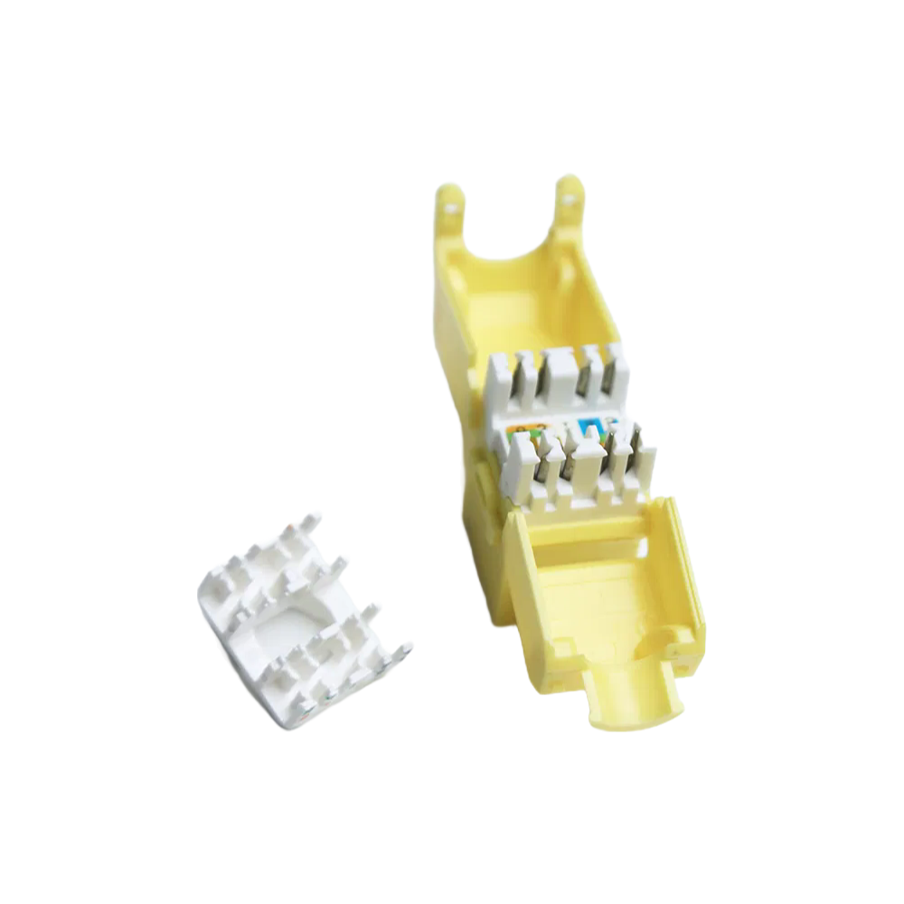 LE-K055 Toolless Keystone Jack 8P8C Modular Outlet for Ethernet Data Transmission