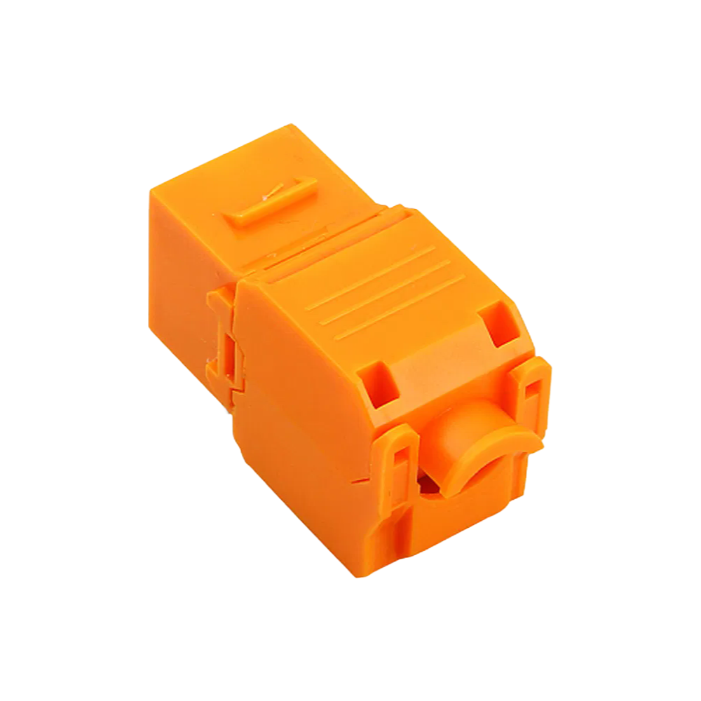 LE-K055 Toolless Keystone Jack 8P8C Modular Outlet for Ethernet Data Transmission
