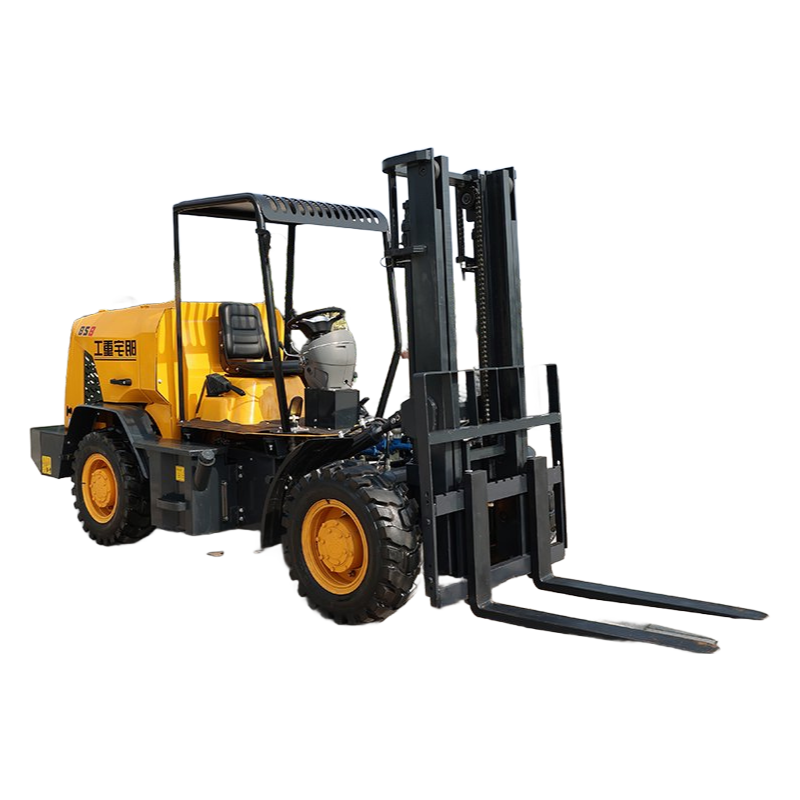 3.5 Ton Diesel Off-Road Forklift Truck with CE Certification for Outdoor Construction Sites