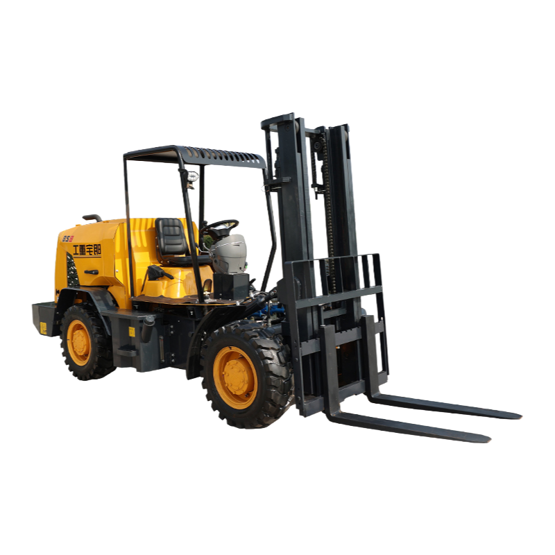 3.5 Ton Diesel Off-Road Forklift Truck with CE Certification for Outdoor Construction Sites