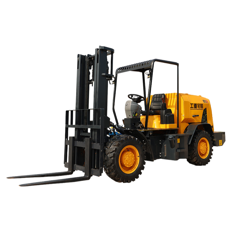 3.5 Ton Diesel Off-Road Forklift Truck with CE Certification for Outdoor Construction Sites
