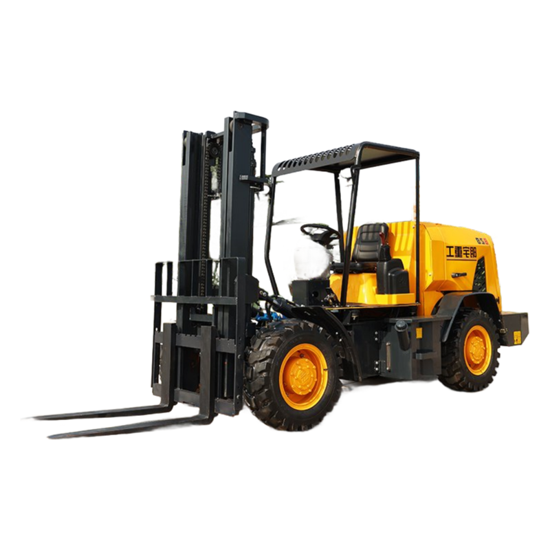 3.5 Ton Diesel Off-Road Forklift Truck with CE Certification for Outdoor Construction Sites