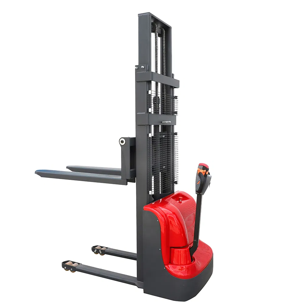 CE Certified CDD-A15E Electric Stacker with 48V/20Ah Battery and 0.75KW Driving Motor