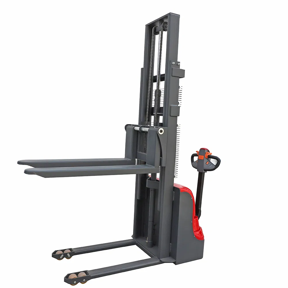 CE Certified CDD-A15E Electric Stacker with 48V/20Ah Battery and 0.75KW Driving Motor
