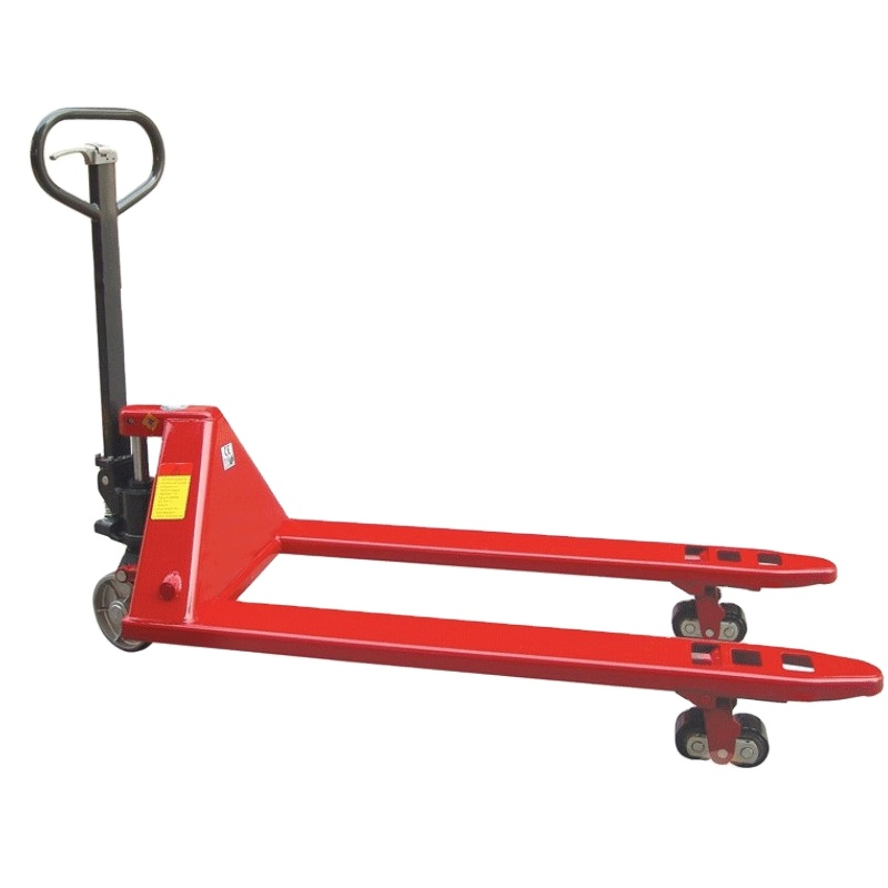 High Capacity Manual Pallet Truck 1T-5T Load with Adjustable Fork Length for Warehouse Use