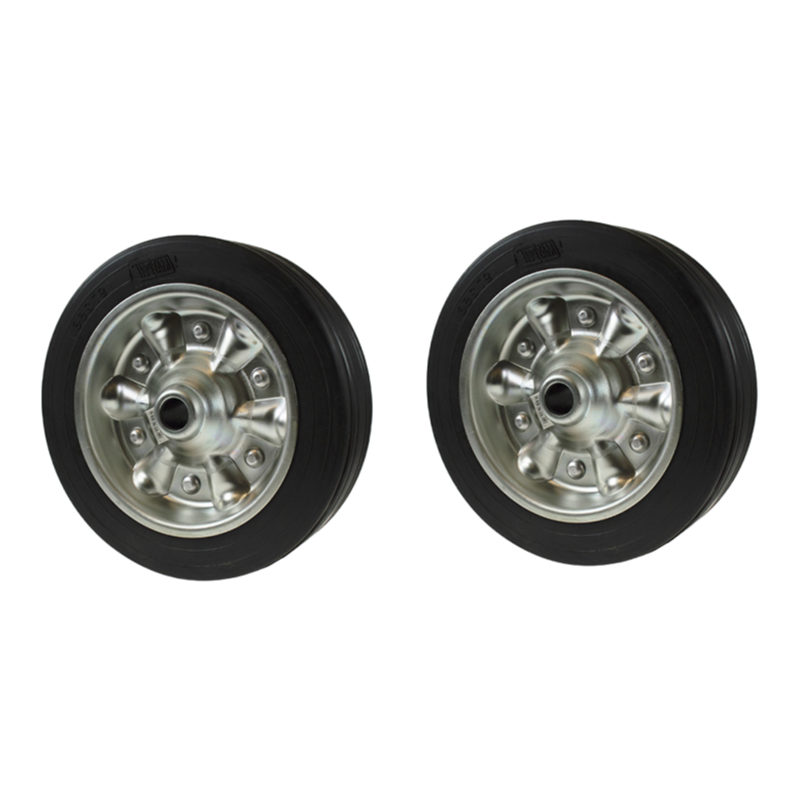 230mm Heavy-Duty PU/Steel Spare Wheel for Jockey Wheels - 750kg Load Capacity