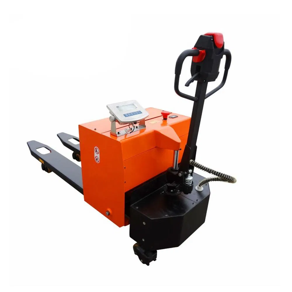 Customizable Semi Electric Pallet Jack with 1/3000 Weighing Accuracy for Industrial Use