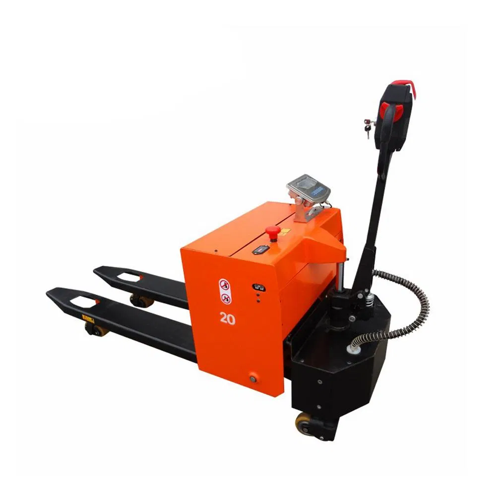 Customizable Semi Electric Pallet Jack with 1/3000 Weighing Accuracy for Industrial Use