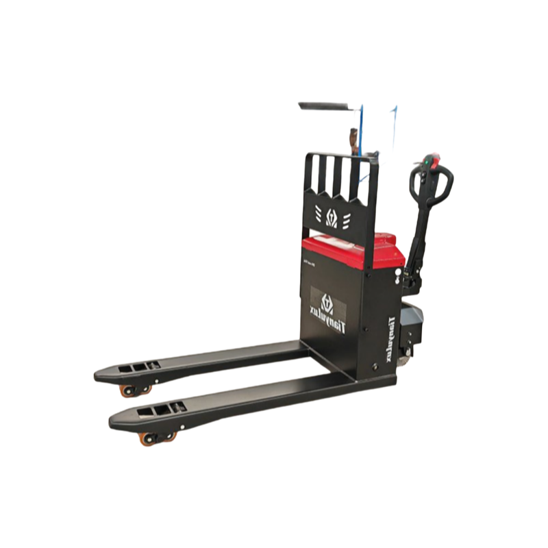 Heavy Duty Electric Pallet Stacker with 4.5km/h Speed & Electromagnetic Brake System