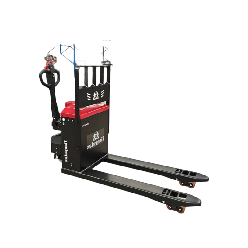 Heavy Duty Electric Pallet Stacker with 4.5km/h Speed & Electromagnetic Brake System