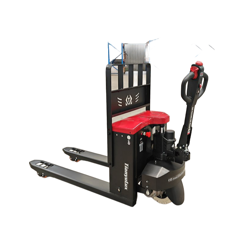 Heavy Duty Electric Pallet Stacker with 4.5km/h Speed & Electromagnetic Brake System