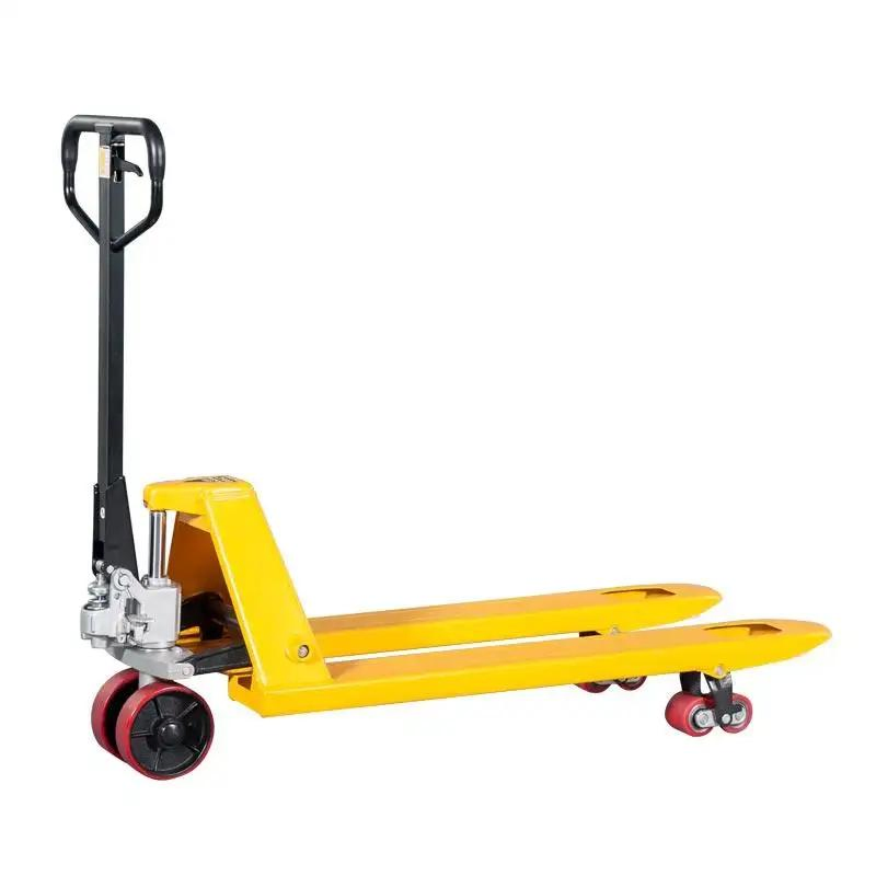5500-Lb Heavy Duty Manual Pallet Jack with Polyurethane Wheels - Warehouse Material Handling Equipment