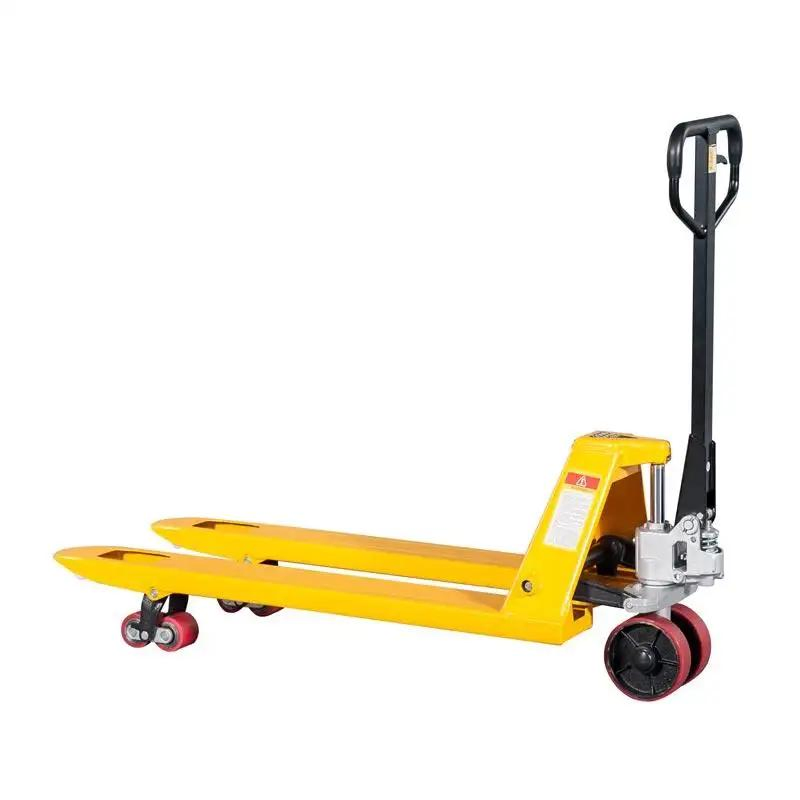 5500-Lb Heavy Duty Manual Pallet Jack with Polyurethane Wheels - Warehouse Material Handling Equipment