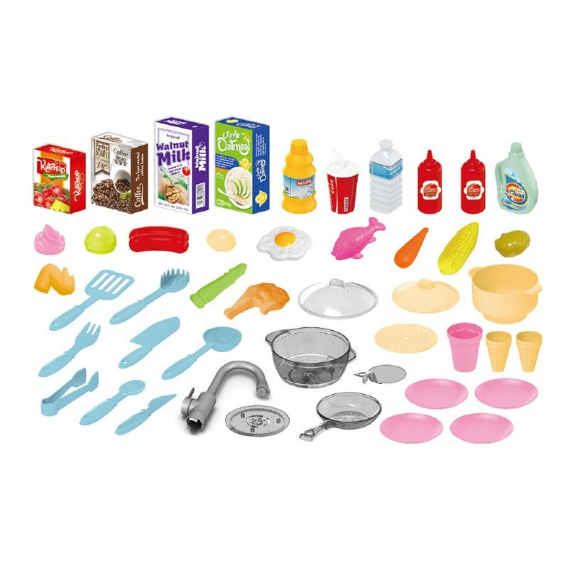 Educational Kitchen Role Play Toy Set 65pcs for Children Ages 3-7 - Manufacturer Direct
