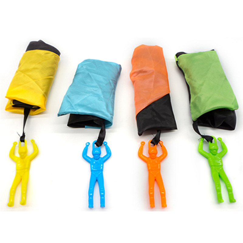 Custom Logo Plastic Parachute Toys for Outdoor Games and Kids Parties Factory Direct