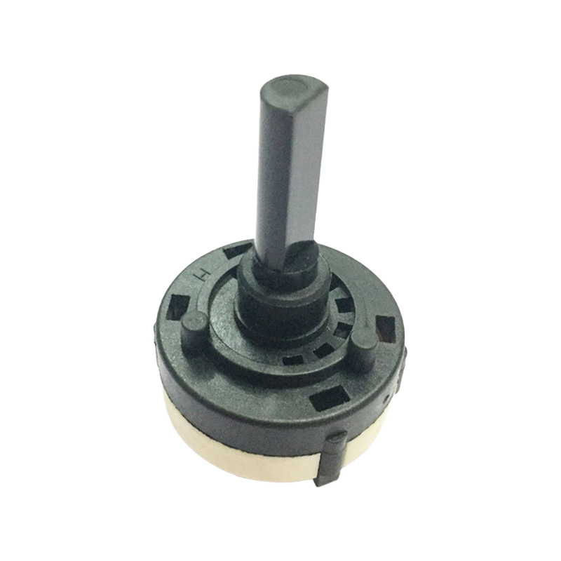 Durable Single Button Rotary Switch with 10,000 Cycles Life for Industrial Applications