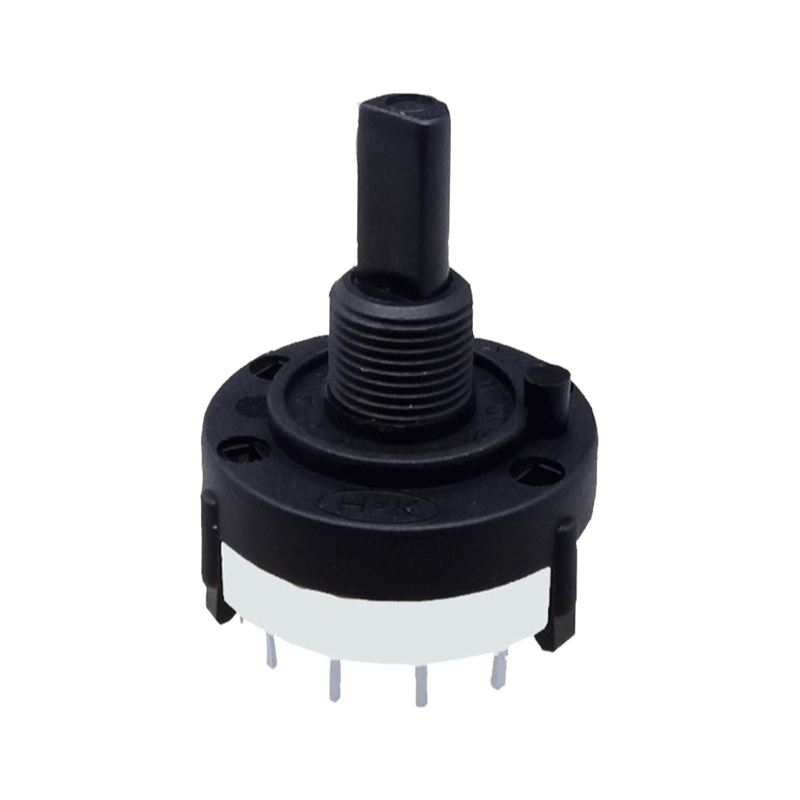 Durable Single Button Rotary Switch with 10,000 Cycles Life for Industrial Applications