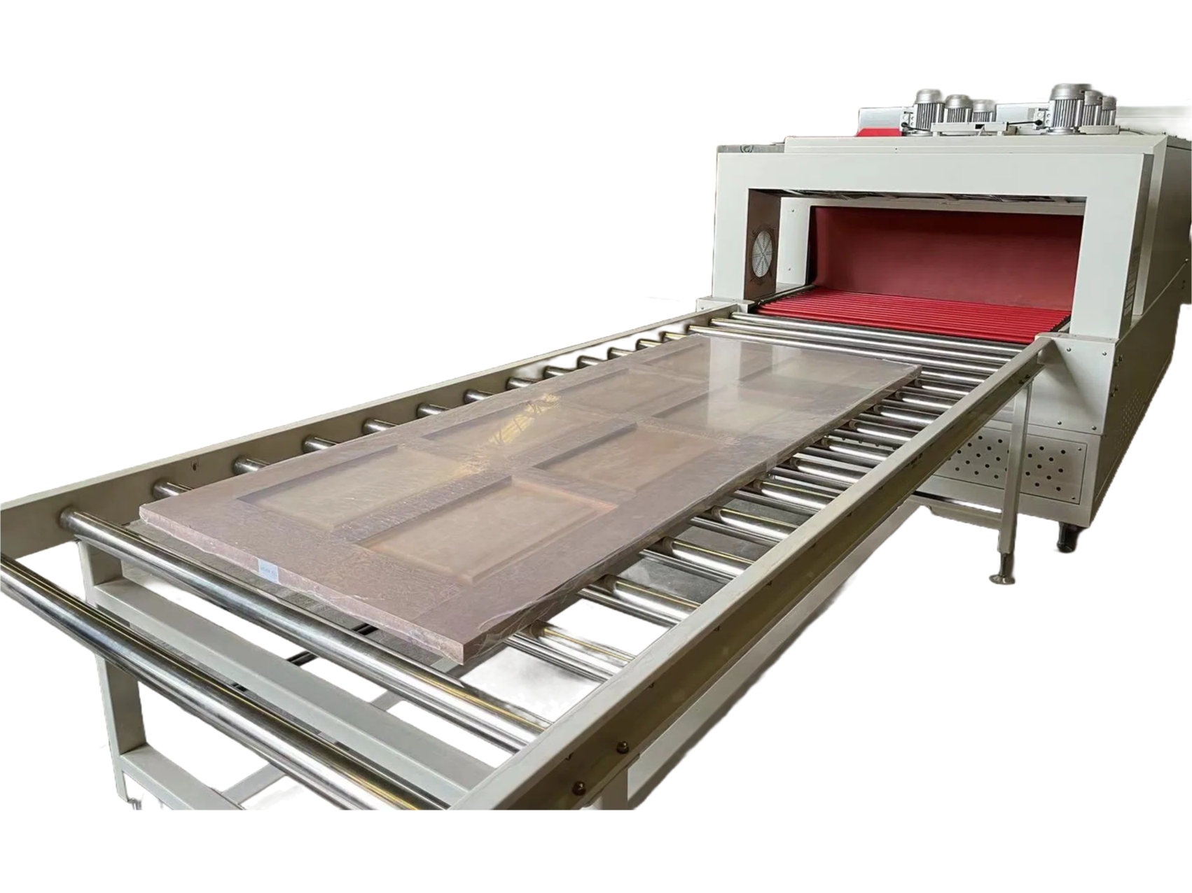 ESD1200D+BS12040PE Automatic Double Side Sealer with Heat Shrink Tunnel for Industrial Packaging