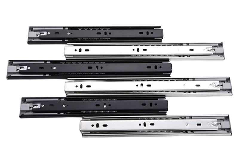 16 Inch Heavy Duty Ball Bearing Drawer Slides for Kitchen Cabinets - Smooth Self Closing Runners