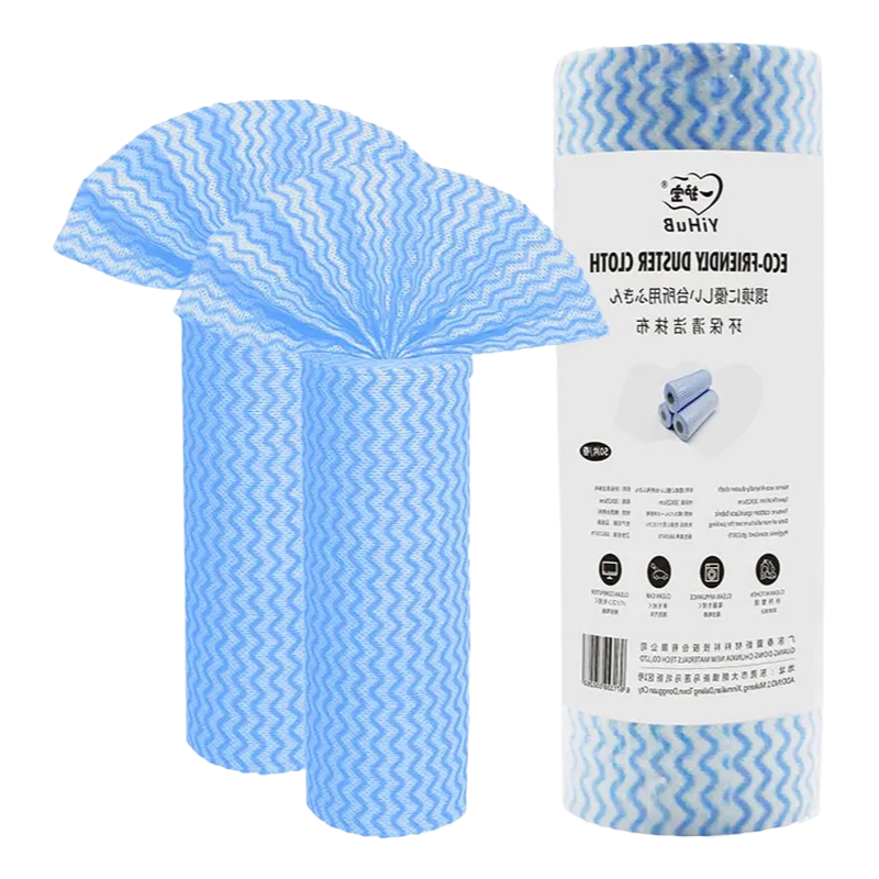 High Quality 25x25cm Non-Woven Fabric Kitchen Cleaning Towels Roll for Household and Commercial