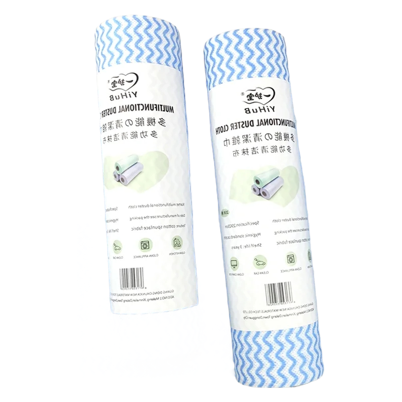 High Quality 25x25cm Non-Woven Fabric Kitchen Cleaning Towels Roll for Household and Commercial