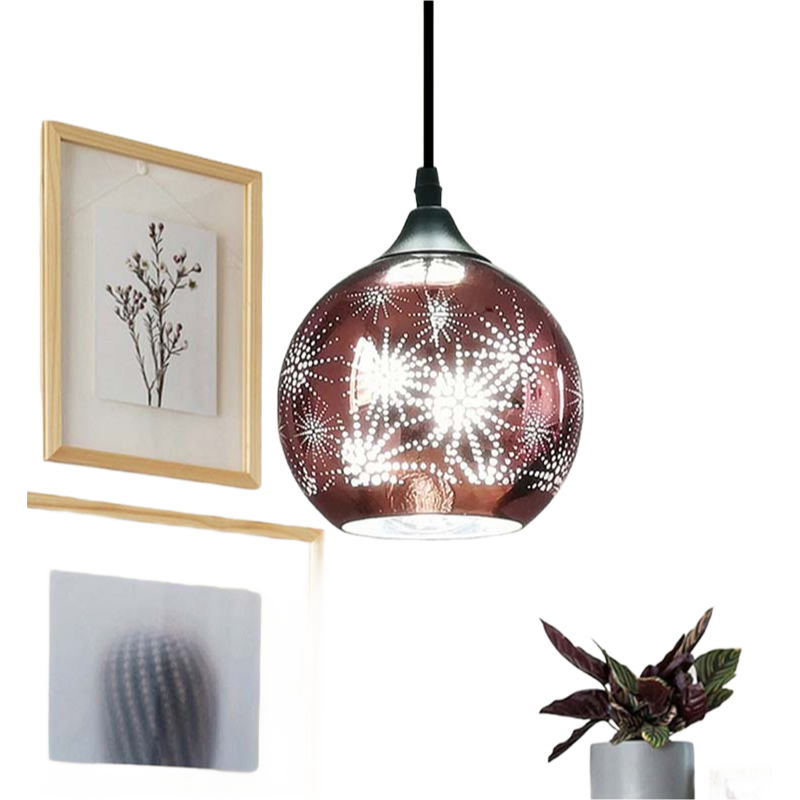 Wholesale Hollow Out Pendant Lights with CE CCC Certification for Modern Home Decoration
