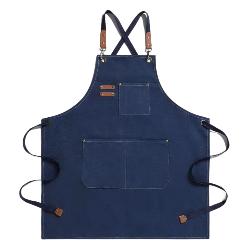 Factory Supply Non-Disposable Plain Chef Apron Anti-Dirty and Anti-Radiation