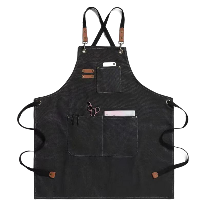 Factory Supply Non-Disposable Plain Chef Apron Anti-Dirty and Anti-Radiation