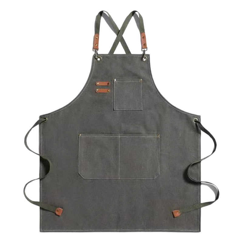Factory Supply Non-Disposable Plain Chef Apron Anti-Dirty and Anti-Radiation