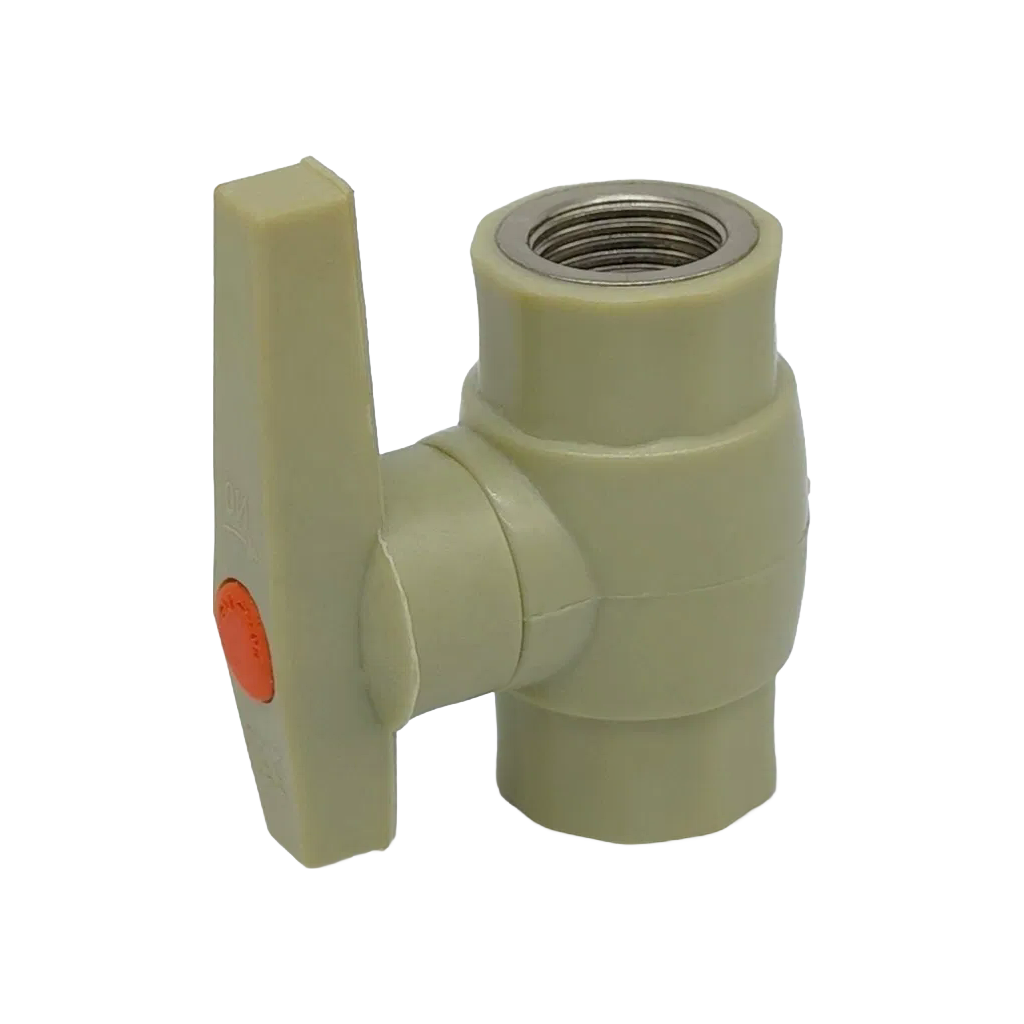 Factory Direct PPR Ball Valve with Hot Melt Welding Installation - Wall Mount Design