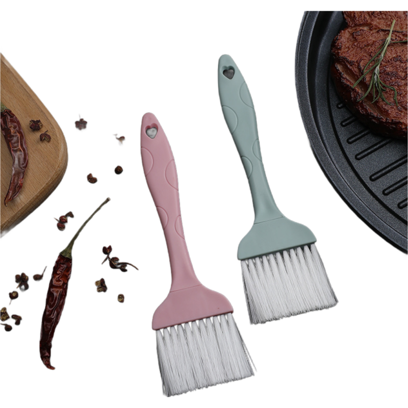 Premium Customized Kitchen BBQ Brush with Nylon Head and Plastic Handle